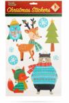 Christmas Family Erdei állat mintás Karácsonyi óriás matrica szett 34, 7 x 24, 3 cm (58255C)