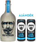KNUT HANSEN Gin 0, 5L 42% + ajándék 2 db Knut Hansen Gin Tonic 10% 250 ml - ginshop