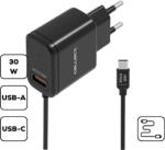 Cellect HS-H47 30W hálózati töltő Type-C csatlakozóval, fekete (MTC-HSH4730W-TYPECBK) (MTC-HSH4730W-TYPECBK)