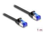 Delock CAT6A U-FTP Patch Cable 1m Black (80175)