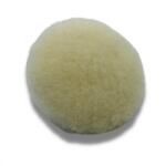  Polírozó korong, bárányszőrme, 125 mm átmérőjű