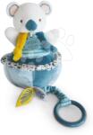 Doudou Koala de pluș cu o melodie Yoca le Koala Music Box Doudou et Compagnie albastră 20 cm în ambalaj cadou de la 0 luni (DC3673)