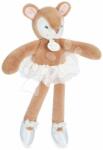 Doudou Păpușă de pluș cerb Deer My Doudou Ballerine Doudou et Compagnie maro 30 cm în ambalaj cadou de la 0 luni (DC3976)