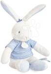 Doudou Iepuraș de pluș Bunny Sailor Perlidoudou Doudou et Compagnie albastru 25 cm în ambalaj cadou de la 0 luni (DC3517)