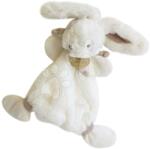 Doudou Iepuraș de pluș de alint Bunny Bonbon Doudou et Compagnie bej 26 cm în ambalaj cadou de la 0 luni (DC2123)