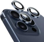 ESR Folie Camera pentru iPhone 15 Pro / 15 Pro Max - ESR Lens Protector Tempered Glass - Rhinestone (KF2316196) - vexio