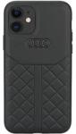 Audi Husa Audi Genuine Leather iPhone 12/12 Pro 6.1" black/black hardcase AU-TPUPCIP12P-Q8/D1-BK - vexio