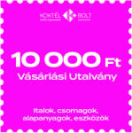  Koktélbolt vásárlási utalvány 10.000Ft értékben