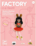  E-kreatív műhely - Nyuszilány kitűző - Brooch - Bunny girl (DD9320)