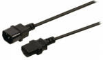 Nedis Tápkábel hosszabbító C13 / C14 - 2 m - 3x 1 mm2 (CEGL10500BK30)