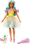 Mattel : Barbie A Touch Of Magic - Tündér Babák Kék Hajú (HLC36)