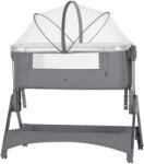 Carrello Patut co-sleeping pliabil si reglabil pe inaltime Carrello ARIA (15501) Cloud Grey (CRL-15501/300) - exclusivmag