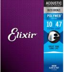  Elixir 80/20 Bronze PolyWeb 10-47(11000) Extra Light akusztikus húrkészlet
