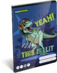 Lizzy Card Füzet Tűzött A/5 3. Oszt. Fsc Dino Cool Dino Roar (19991)