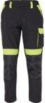 CERVA Munkanadrág MAX VIVO - Fekete / sárga | 66 (0352008564066)