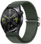 BSTRAP Elastic Nylon szíj Huawei Watch 3 / 3 Pro, olive green (SSG025C0409)