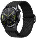 BSTRAP Elastic Nylon szíj Huawei Watch GT2 42mm, black (SSG024C0107)