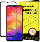 Xiaomi Redmi Note 7 edzett üveg FEKETE TELJES KÉPERNYŐS FULL SCREEN HAJLÍTOTT tempered glass kijelzőfólia kijelzővédő védőfólia karcálló kijelzős - bluedigital