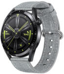 BSTRAP Denim curea pentru Huawei Watch GT2 Pro, gray (SSG031C0207)