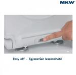 MKW Gama D3 WC tető SoftClose easy off