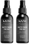 NYX Professional Makeup Matte Finish set 2x spray fixator 60 ml pentru femei