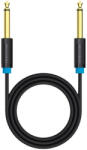 Vention Audio Cable TS 6.35mm Vention BAABG 1, 5m (black) (BAABG) - scom