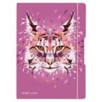Herlitz Caiet My book flex, A4, Velin, motiv, wild animals lynx, Herlitz HZ9493980