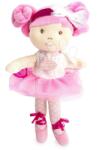 Doudou Păpușa Les Tutus de Doudou Jolijou 23 cm în rochie roz din material textil 3 diferite tipuri de la 4 ani (DC3130) Papusa