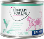 Concept for Life 6x185 g Hipoallergén Lazac Concept for Life Veterinary Diet nedves macskatáp