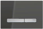 Geberit Sigma50 működtetőlap 2 mennyiséges öblítéshez, króm/füstüveg 115.788. SD. 2 (115.788.SD.2)