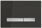 Geberit Sigma50 működtetőlap 2 mennyiséges öblítéshez, króm/fekete 115.788. DW. 2 (115.788.DW.2)