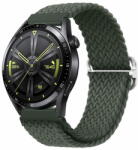  BStrap Elastic Nylon szíj Samsung Galaxy Watch 3 45mm, olive green