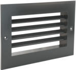 Dalap GMAS fém szellőzőrács szabályozható zsaluval 200x100 mm, szürke (1057)