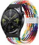  BStrap Elastic Nylon 2 szíj Huawei Watch GT3 46mm, rainbow