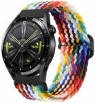  BStrap Elastic Nylon szíj Huawei Watch GT/GT2 46mm, rainbow