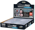 Ultra PRO Platinum 4 zsebes kártya tartó lap 3 lyukú, mappalap doboz - 100 lap - 3-1/2" X 5" (8, 9cm*12, 7cm)