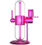Stundenglass Gravity Stundenglass Bong din sticla Gravity Hookah 360 Degrees roz (USA)