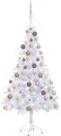 vidaXL Brad de Crăciun artificial cu LED-uri&globuri 120 cm 230 ramuri (3077578) - comfy