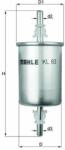 MAHLE Filtr Paliwa Fiat Opel - centralcar - 40,58 RON
