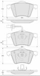 MTR set placute frana, frana disc MTR MT465 (MT465)