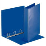 Esselte Gyűrűskönyv panorámás A4, 5cm, 4 gyűrű, D alakú, PP Esselte kék