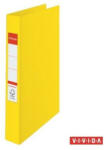 Esselte Gyűrűskönyv A4, 4, 2cm, 4 gyűrű, PP Esselte Standard Vivida sárga