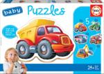 Educa Puzzle pentru bebelus Educa 5 in 1 - Vehicles (EDU14866) Puzzle
