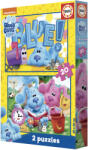 Educa Puzzle Educa 2 în 1 - Enigmele lui Blue (EDU19399) Puzzle