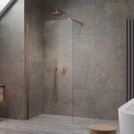 Radaway Cabina de dus Walk-In Radaway Modo New Brushed Copper II 115x200 cm profil cupru periat (389115-93-01)