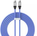 Baseus Cablu de Date Type-C la Type-C Super Fast Charging PD100W, 2m - Baseus CoolPlay Series (CAKW000303) - Blue (KF2315851)