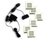 Venezia Rejtett LED világítás faliszekrényhez - 6 modul - kék