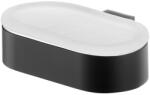 BISK Erga Futura, szappantartó, matt fekete, ERG-02954 (ERG-02954)