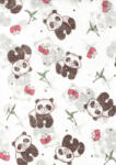  Mintás textil pelenka 1db-os - panda - babyshopkaposvar