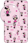 Jerry Fabrics Disney Minnie Pretty in Pink gumis lepedő 90x200 cm (JFK034910)